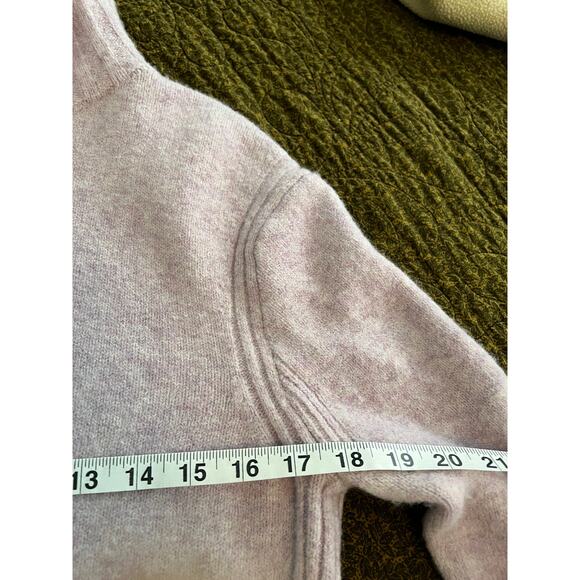 J.CREW turtle neck super soft sweater lavender wool, nylon, alpaca blend casual - Picture 7 of 10